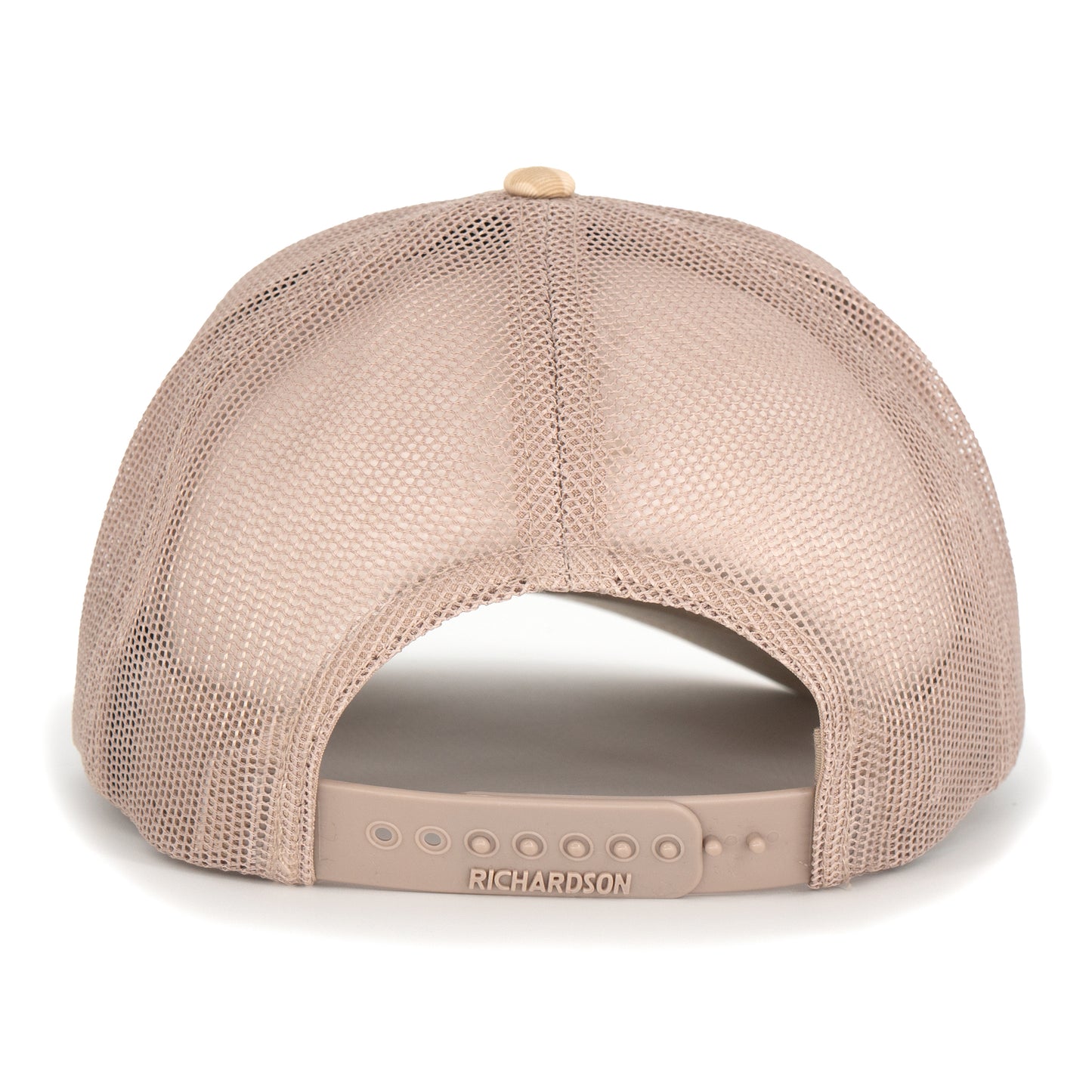 Light Brown Camo Logo Trucker