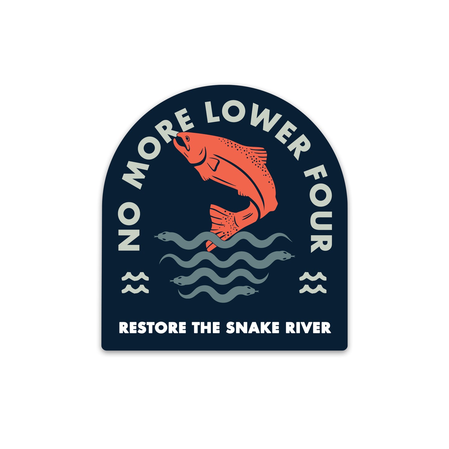 No More Lower 4 Sticker