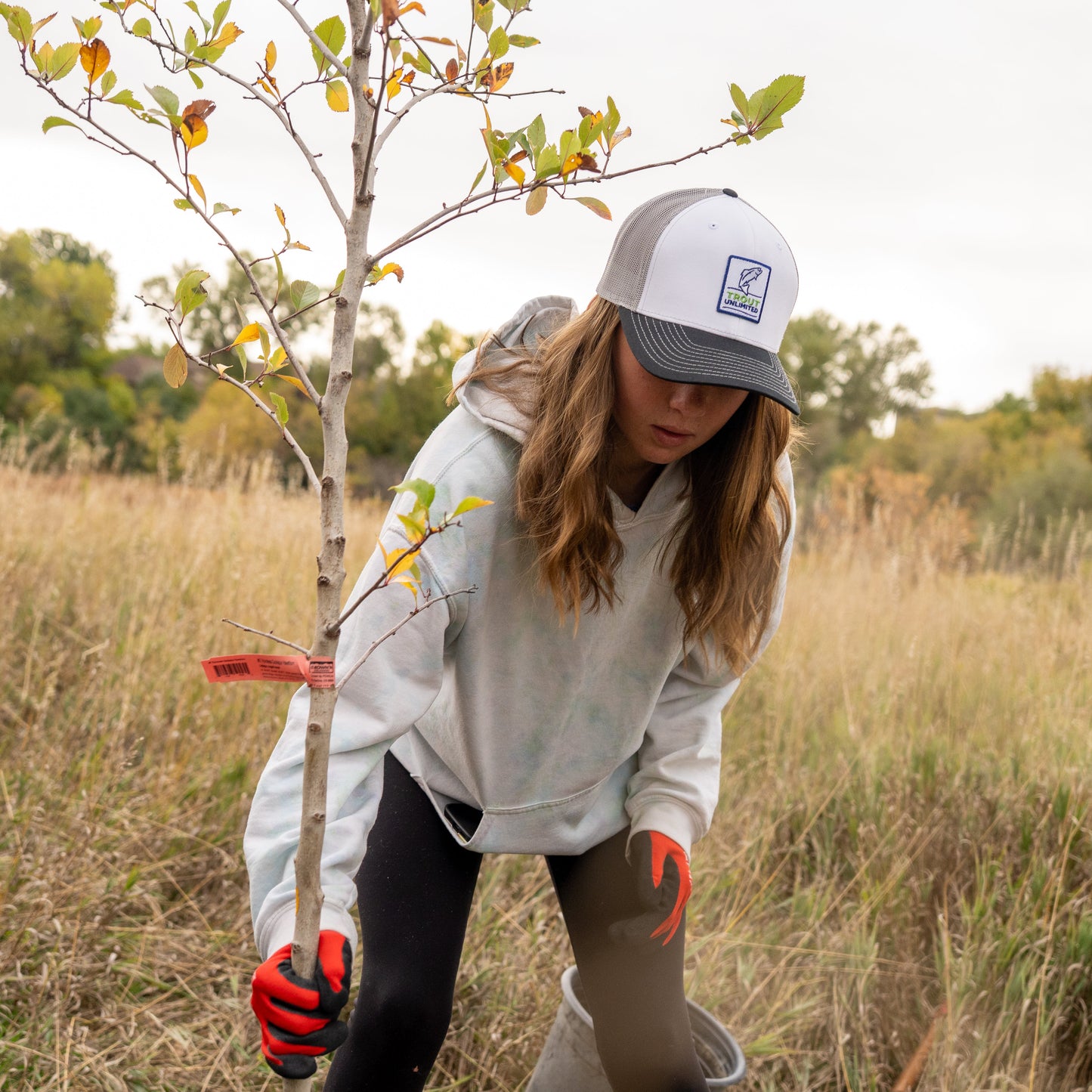 TU Classic Trucker Hat - White/Black