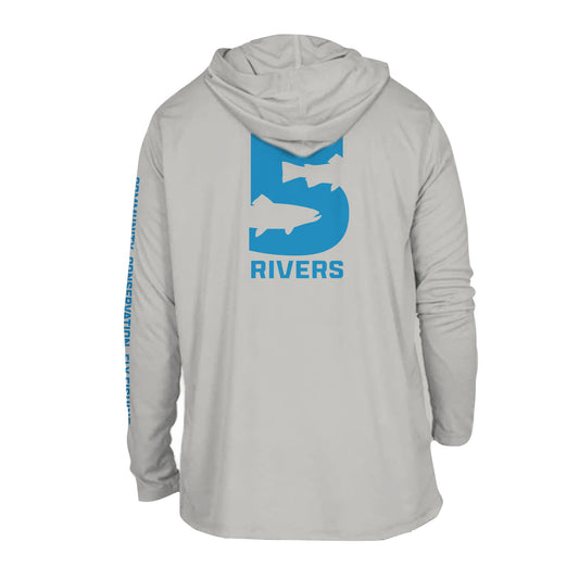 Sun Hoodie w/ 5 Rivers Logo
