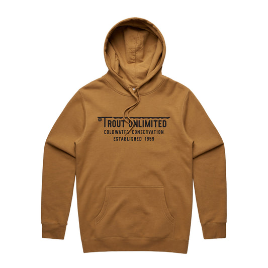 Trout Unlimited Reel Coldwater Conservation Hoody - Brown