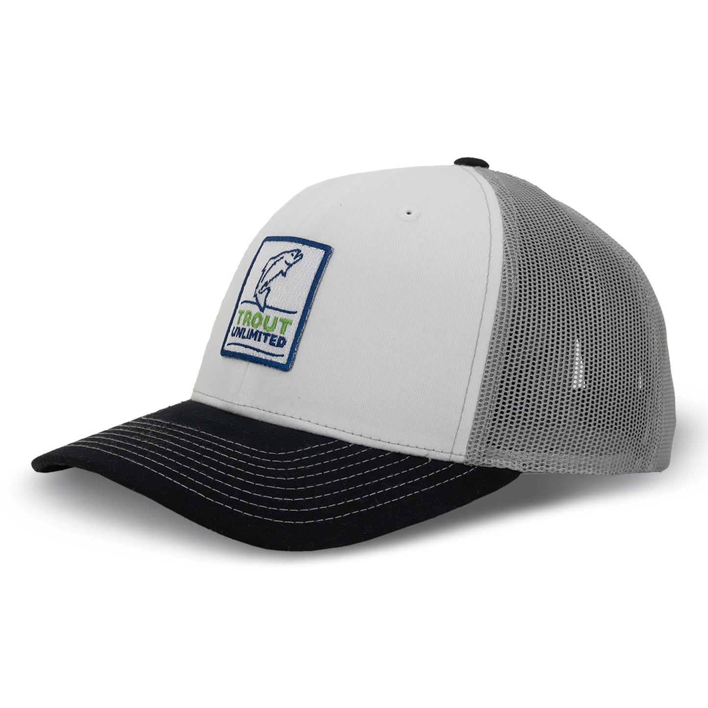 TU Classic Trucker Hat - White/Black